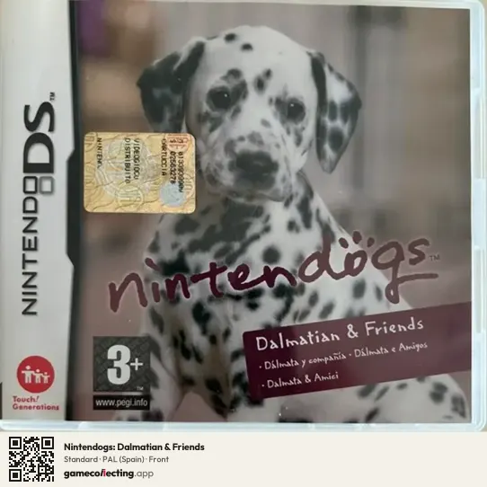 Nintendogs: Dalmatian & Friends Nintendo DS, Spain box front