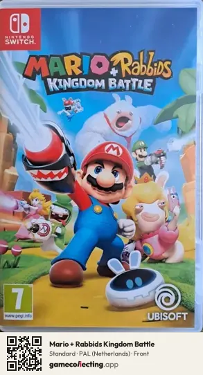 Mario + Rabbids Kingdom Battle Nintendo Switch, Netherlands box front