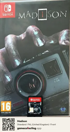 Madison Nintendo Switch, United Kingdom box front