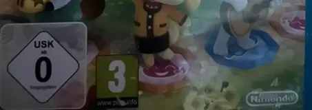 Animal Crossing: amiibo Festival, the USK square on its front