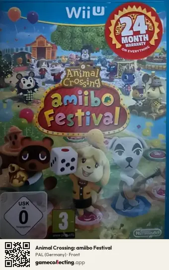 Animal Crossing: amiibo Festival Nintendo Wii U, Germany box front