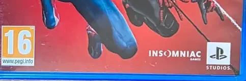 Marvel's Spider-Man 2, the PEGI square on its front