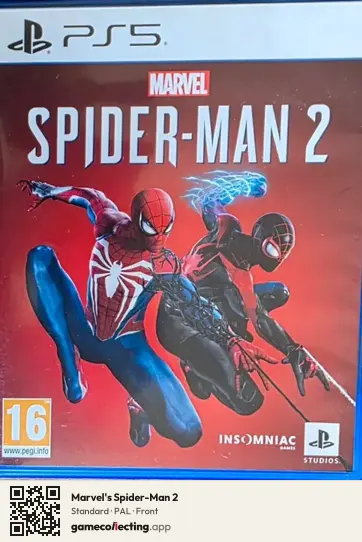 Marvel's Spider-Man 2 PlayStation 5, PAL box front