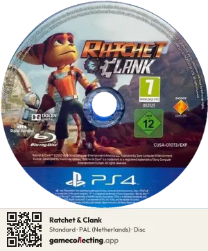 Ratchet & Clank PlayStation 4, PAL disc