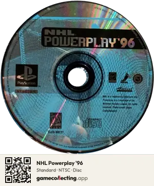NHL Powerplay '96 PlayStation, NTSC disc