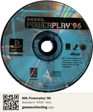 NHL Powerplay '96 PlayStation, NTSC disc