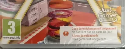 Instant Chef Party, the PEGI square on its front