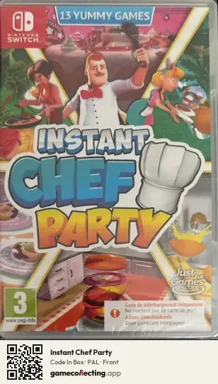 Instant Chef Party Nintendo Switch, PAL box front