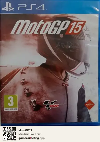 MotoGP 15 PlayStation 4, PAL box front