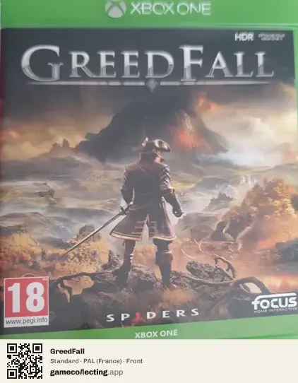 GreedFall Xbox One, France box front