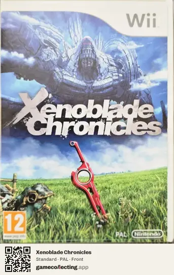 Xenoblade Chronicles Nintendo Wii, PAL box front