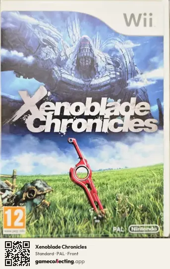Xenoblade Chronicles Nintendo Wii, PAL box front