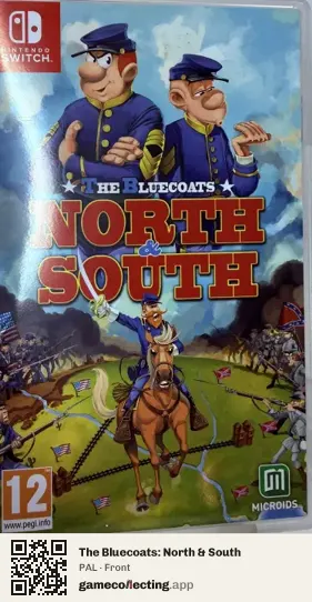 The Bluecoats: North & South Nintendo Switch, PAL box front