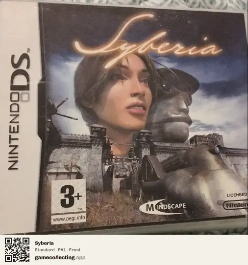 Syberia Nintendo DS, PAL box front