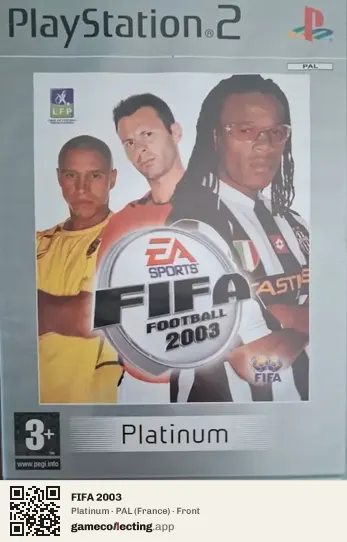 FIFA 2003 PlayStation 2, France box front
