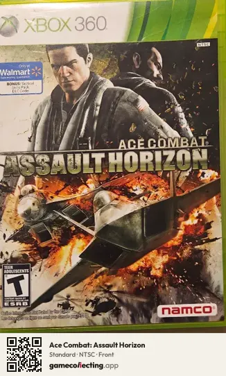 Ace Combat: Assault Horizon Xbox 360, NTSC box front