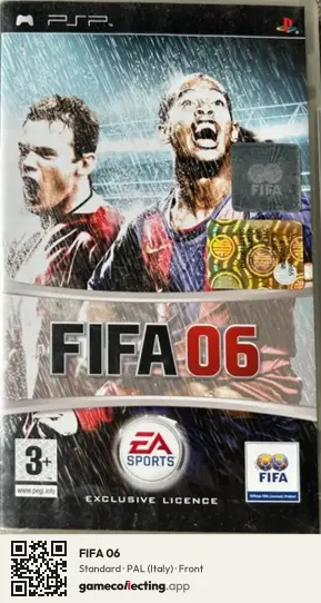 FIFA 06 PlayStation Portable, Italy box front