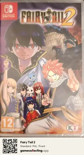 Fairy Tail 2 Nintendo Switch, PAL box front
