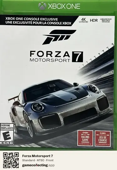Forza Motorsport 7 Xbox One, NTSC box front
