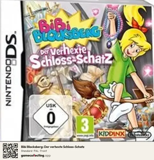 Bibi Blocksberg: Der verhexte Schloss-Schatz Nintendo DS, PAL box front