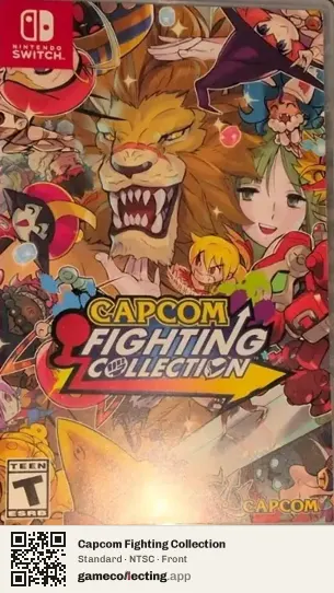 Capcom Fighting Collection Nintendo Switch, NTSC box front