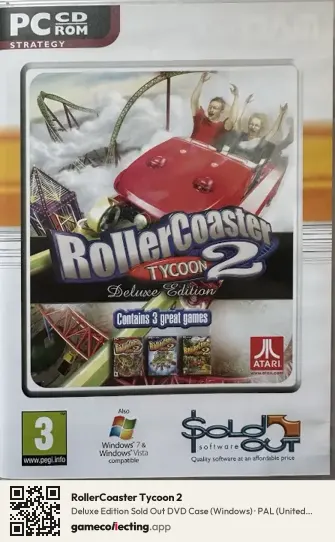 RollerCoaster Tycoon 2 Computer, United Kingdom box front