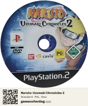 Naruto: Uzumaki Chronicles 2 PlayStation 2, PAL disc