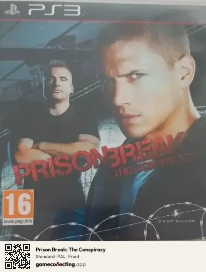 Prison Break: The Conspiracy PlayStation 3, PAL box front
