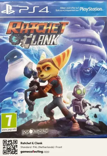 Ratchet & Clank PlayStation 4, Netherlands box front