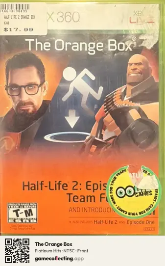 The Orange Box Xbox 360, NTSC box front