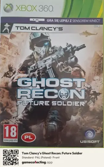 Tom Clancy's Ghost Recon: Future Soldier Xbox 360, Poland box front