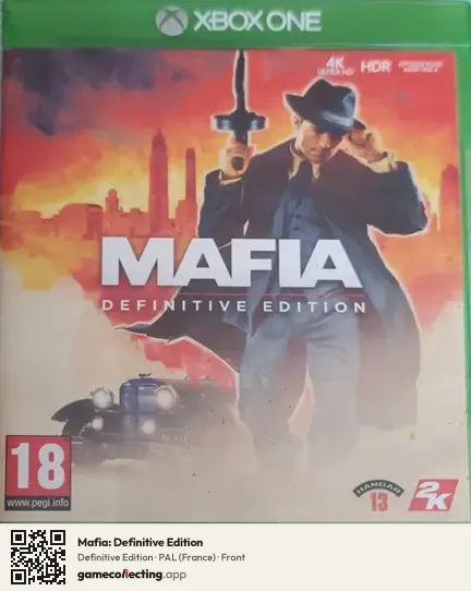 Mafia: Definitive Edition Xbox One, France box front