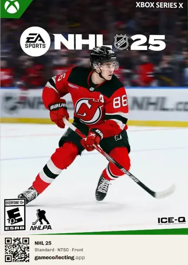 NHL 25 Xbox Series X, NTSC box front