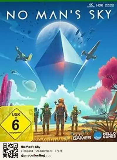 No Man's Sky Xbox One, Germany box front
