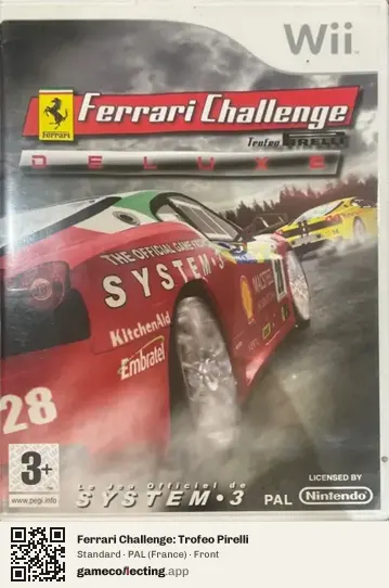 Ferrari Challenge: Trofeo Pirelli Nintendo Wii, France box front