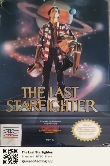 The Last Starfighter Nintendo Entertainment System, NTSC box front