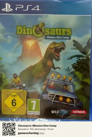 Dinosaurs: Mission Dino Camp PlayStation 4, Germany box front