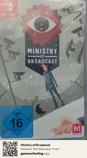 Ministry of Broadcast Nintendo Switch, Germany box front