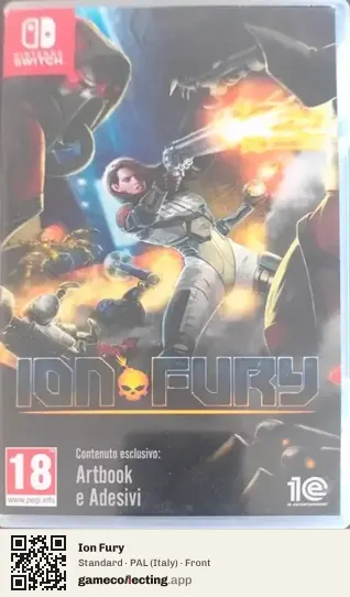 Ion Fury Nintendo Switch, Italy box front