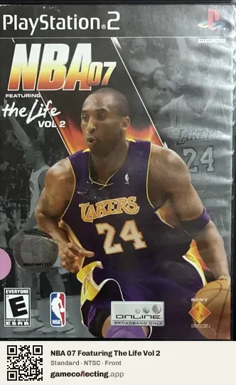 NBA 07 Featuring The Life Vol 2 PlayStation 2, NTSC box front