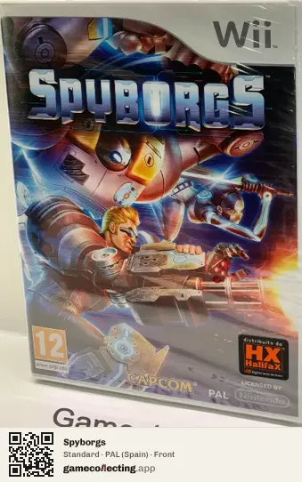 Spyborgs Nintendo Wii, Spain box front