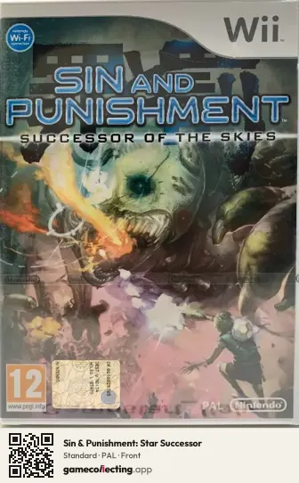 Sin & Punishment: Star Successor Nintendo Wii, PAL box front