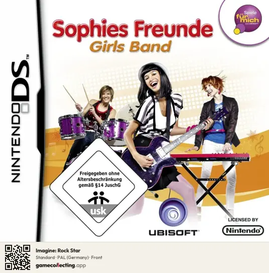 Imagine: Rock Star Nintendo DS, Germany box front