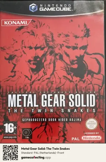 Metal Gear Solid: The Twin Snakes Nintendo GameCube, Netherlands box front