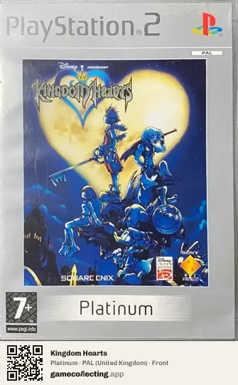 Kingdom Hearts PlayStation 2, United Kingdom box front