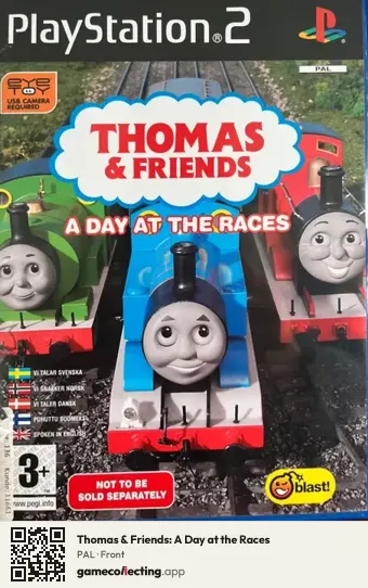 Thomas & Friends: A Day at the Races PlayStation 2, PAL box front