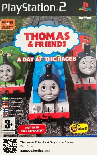 Thomas & Friends: A Day at the Races PlayStation 2, PAL box front