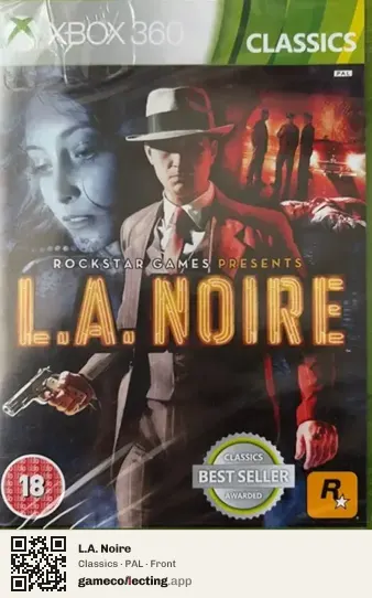 L.A. Noire Xbox 360, PAL box front
