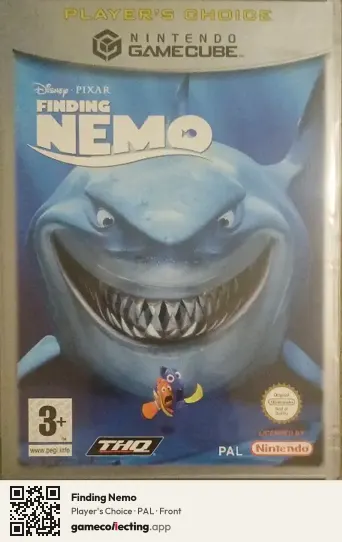 Finding Nemo Nintendo GameCube, PAL box front