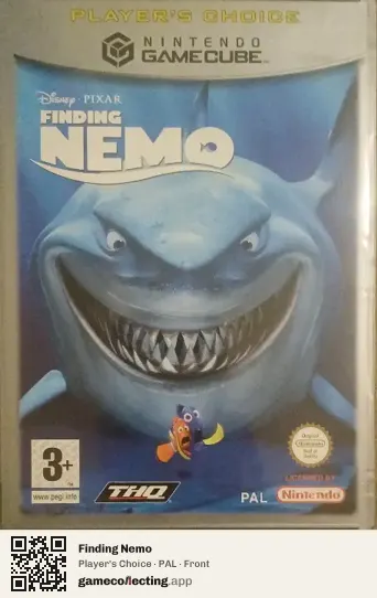 Finding Nemo Nintendo GameCube, PAL box front